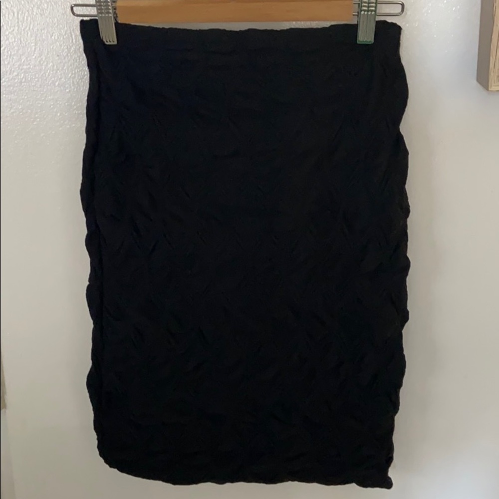 Zara ruched fitted skirt